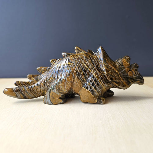 Tigers Eye Stegosaurus | Carving