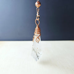 Tourmalinated Quartz Pendulum | Shadowlight