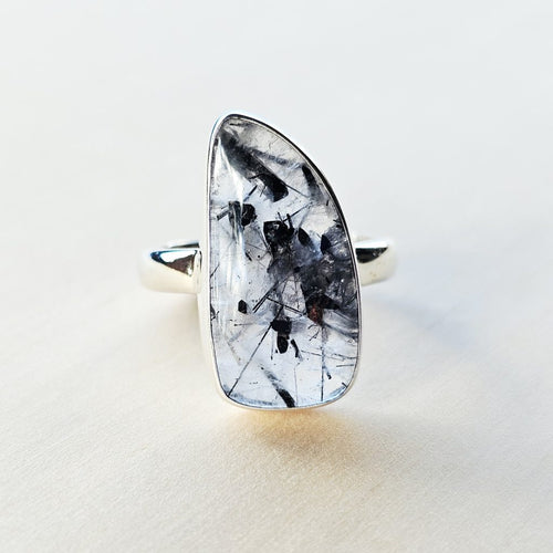 Tourmaline In Quartz Ring | Shadow and Light