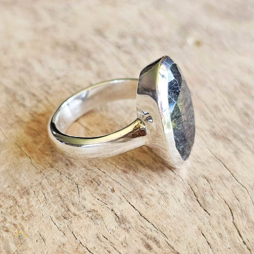 Tourmaline In Quartz Ring | Shadow and Light