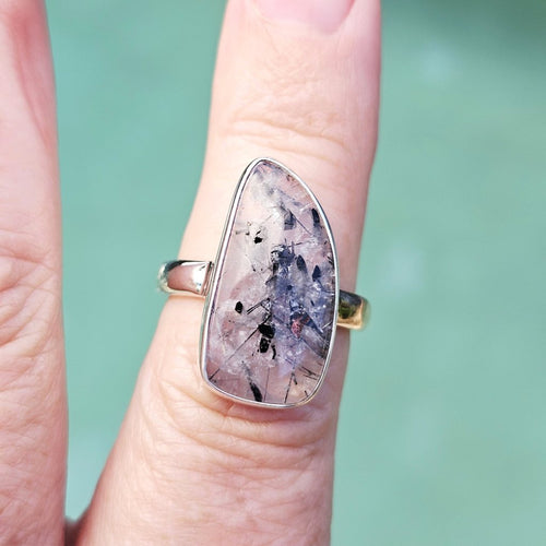 Tourmaline In Quartz Ring | Shadow and Light