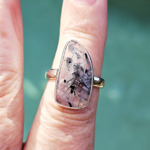 Tourmaline In Quartz Ring | Shadow and Light