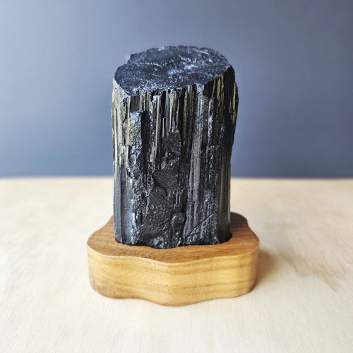 Tourmaline Specimen With Custom Stand | Anchored Light