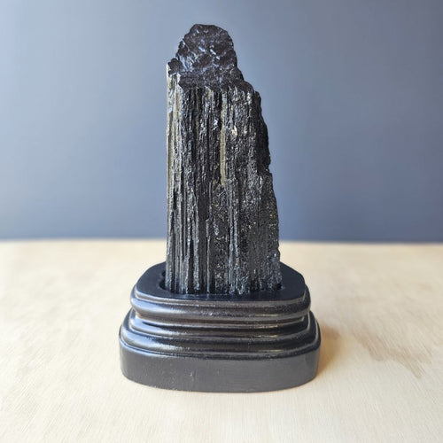 Tourmaline Specimen With Custom Stand | Pillars Of Vitality