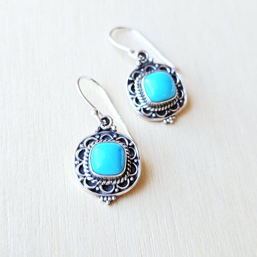 Turquoise Earrings | Waves Of Calm