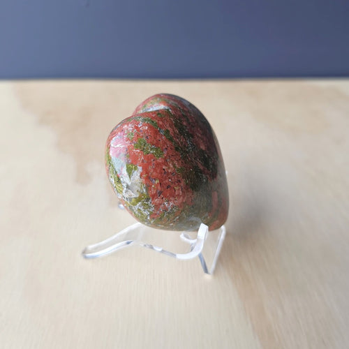 Unakite Heart | The Aligned Heart