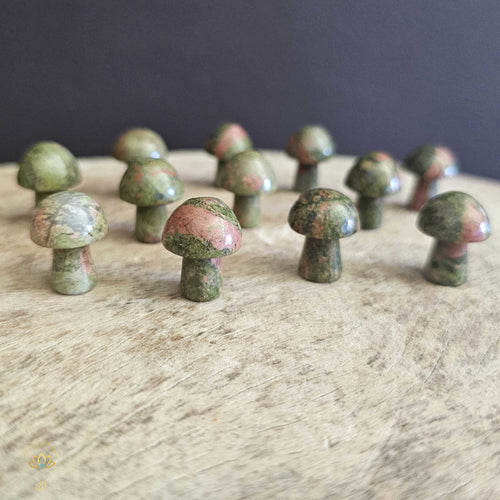 Unakite Mini Mushrooms