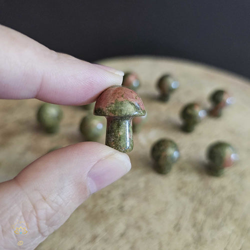 Unakite Mini Mushrooms