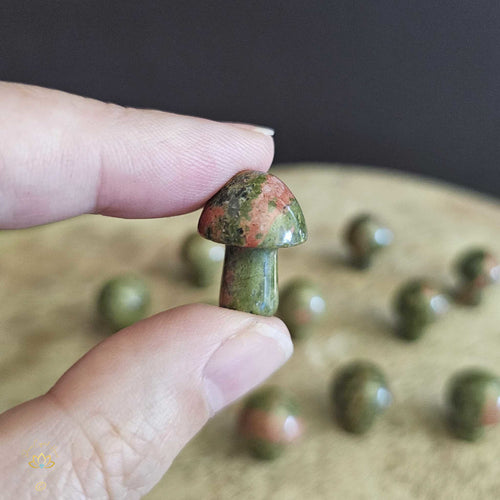 Unakite Mini Mushrooms