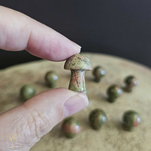 Unakite Mini Mushrooms