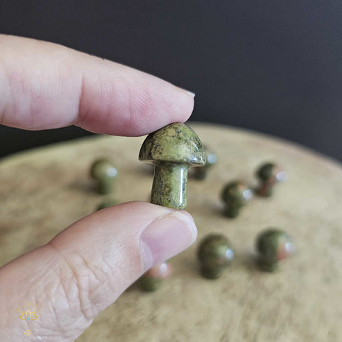 Unakite Mini Mushrooms