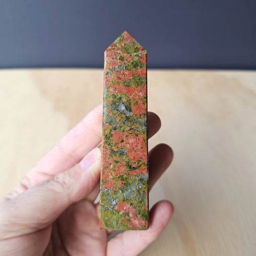 Unakite Obelisk | The Grounded Channel