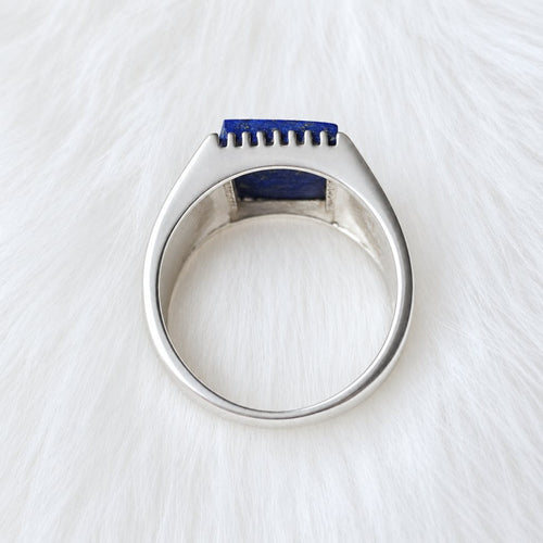 Men’s Lapis Lazuli Statement Ring