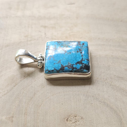 Unstabilised Turquoise Pendant | Energetic Balance