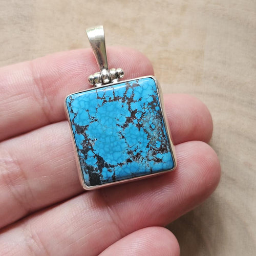 Unstabilised Turquoise Pendant | Energetic Balance