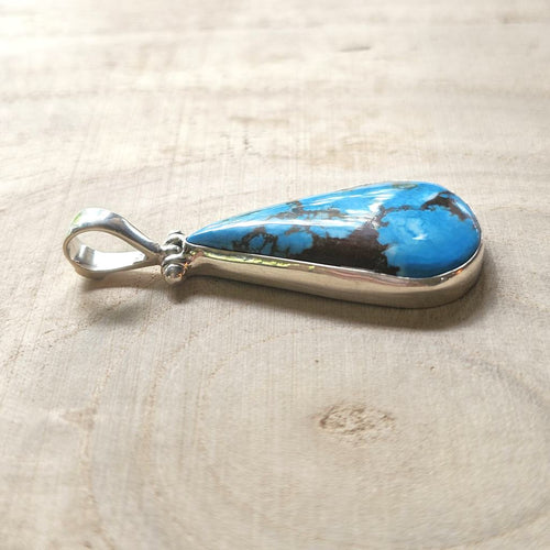 Unstabilised Turquoise Pendant | Harmonious Energy