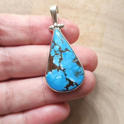 Unstabilised Turquoise Pendant | Harmonious Energy