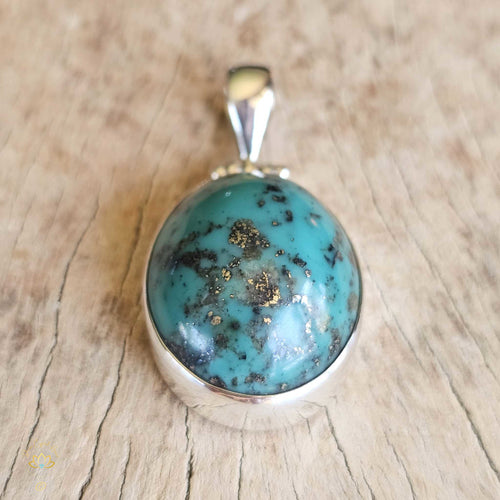 Unstabilised Turquoise Pendant | Spiritual Truth