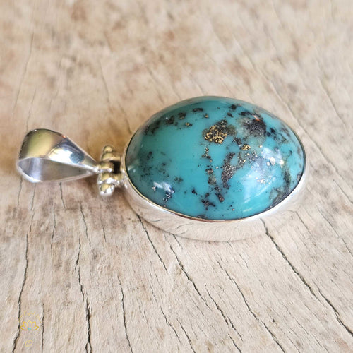 Unstabilised Turquoise Pendant | Spiritual Truth