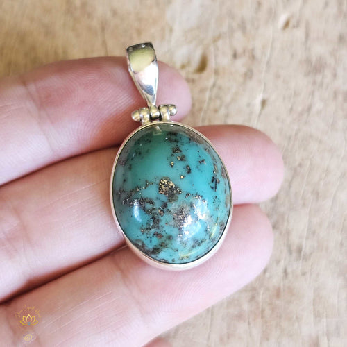 Unstabilised Turquoise Pendant | Spiritual Truth