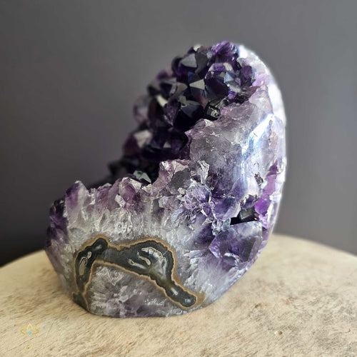 Uruguay Amethyst | Cut Base Geode 2.36kgs