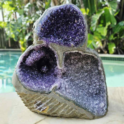 Uruguay Amethyst Geode | Triple-Chamber 12.1kgs