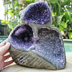 Uruguay Amethyst Geode | Triple-Chamber 12.1kgs
