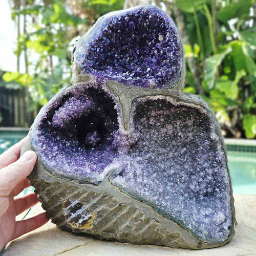 Uruguay Amethyst Geode | Triple-Chamber 12.1kgs