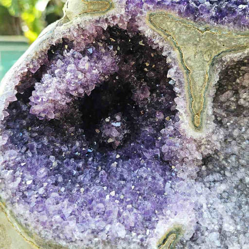 Uruguay Amethyst Geode | Triple-Chamber 12.1kgs