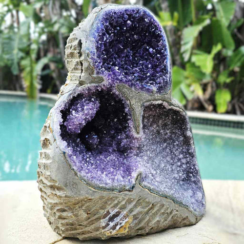 Uruguay Amethyst Geode | Triple-Chamber 12.1kgs