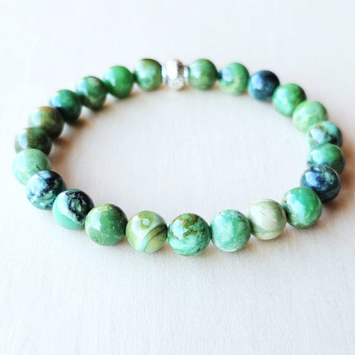 Variscite Crystal Bracelet | Hearts Harmony