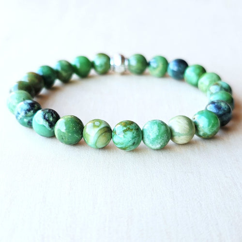 Variscite Crystal Bracelet | Hearts Harmony