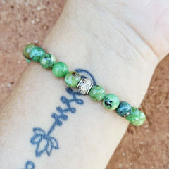 Variscite Crystal Bracelet | Hearts Harmony