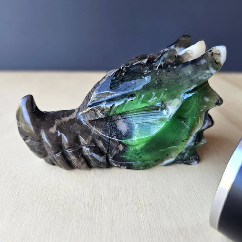 Volcanic Agate Dragon Head | Earthfire Ascendant