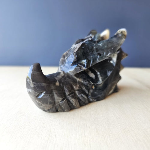 Volcanic Agate Dragon Head | Earthfire Ascendant