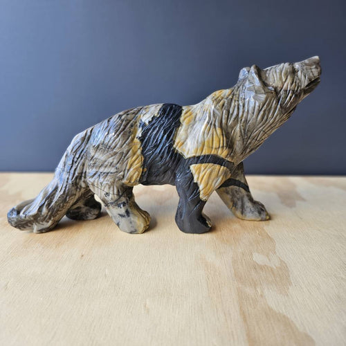 Volcanic Agate Wolf | Guardian Of The Flame