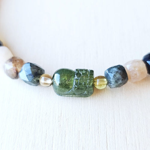 Watermelon Tourmaline Bracelet | Pixiu Presence