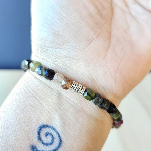 Watermelon Tourmaline Bracelet | Pixiu Presence