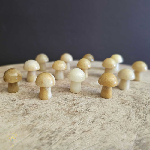 Yellow Aventurine Mini Mushrooms