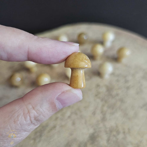 Yellow Aventurine Mini Mushrooms