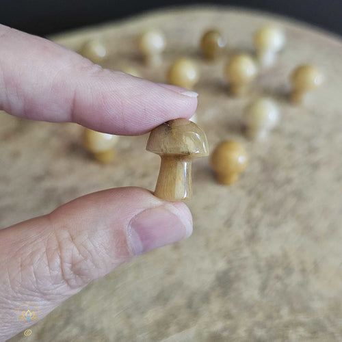 Yellow Aventurine Mini Mushrooms