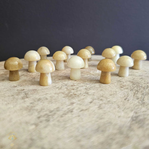 Yellow Aventurine Mini Mushrooms