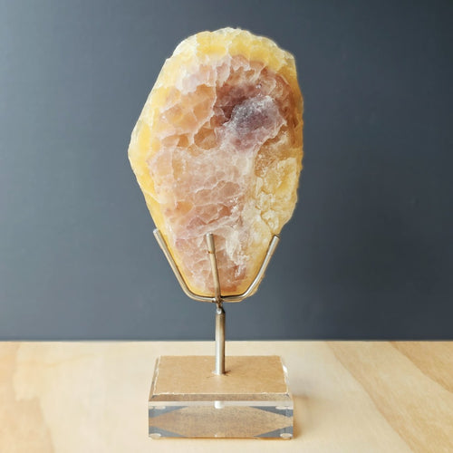Yellow Botryoidal Fluorite & Purple Octahedral Fluorite | 1.7kgs