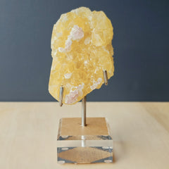 Yellow Botryoidal Fluorite & Purple Octahedral Fluorite | 528gms