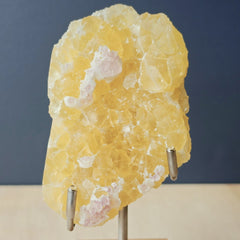 Yellow Botryoidal Fluorite & Purple Octahedral Fluorite | 528gms