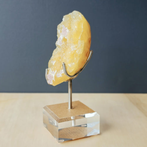 Yellow Botryoidal Fluorite & Purple Octahedral Fluorite | 528gms