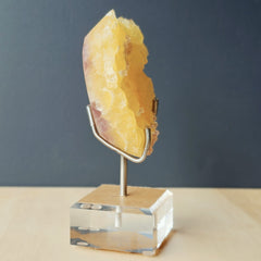 Yellow Botryoidal Fluorite & Purple Octahedral Fluorite | 528gms