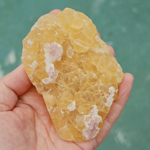 Yellow Botryoidal Fluorite & Purple Octahedral Fluorite | 528gms