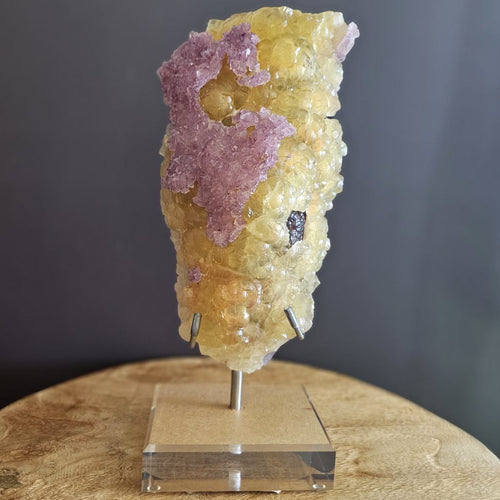 Yellow Botryoidal Fluorite & Purple Octahedral Fluorite | Fluorite Crown Jewel 2.9kgs