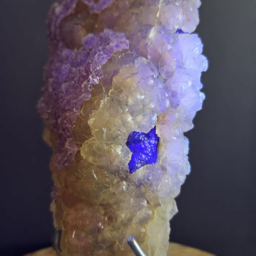 Yellow Botryoidal Fluorite & Purple Octahedral Fluorite | Fluorite Crown Jewel 2.9kgs